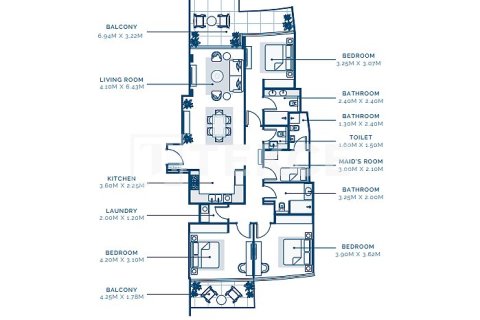 Apartment in Dubai 2 bedrooms, 107 sq.m. № 85207 - photo 26