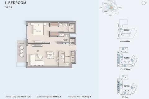 Apartment in Dubai Land, Dubai studio, 45 sq.m. № 103504 - photo 12