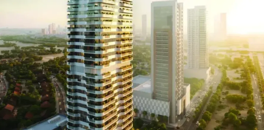 Квартира в Джумейра Вилладж Серкл, Дубай, студия, 78м², № 77625