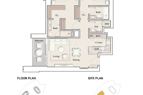 Apartment in Jumeirah Lake Towers, Dubai 2 bedrooms, 114 sq.m. № 103317 - photo 2