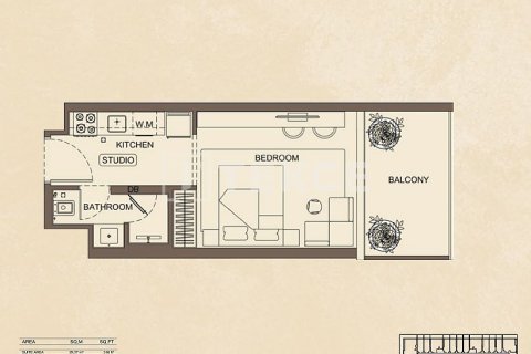 Appartement à Majan, Dubai, 2 chambres, 119 m², № 77367 - photo 25