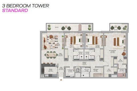 Apartment in Dubai Land, Dubai 1 bedroom, 93 sq.m. № 115833 - photo 21