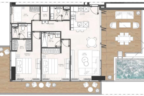 Appartement à Dubai, 2 chambres, 151 m², № 47425 - photo 8