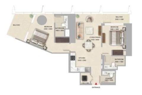 Apartamento en Dubai, 1 dormitorio, 54 m², № 103426 - foto 8