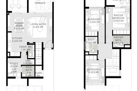 Maison de ville à The Valley, Dubai, 3 chambres, 173 m², № 45390 - photo 19