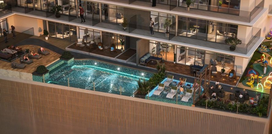 Appartement à Dubai, 2 chambres, 121 m², № 50313
