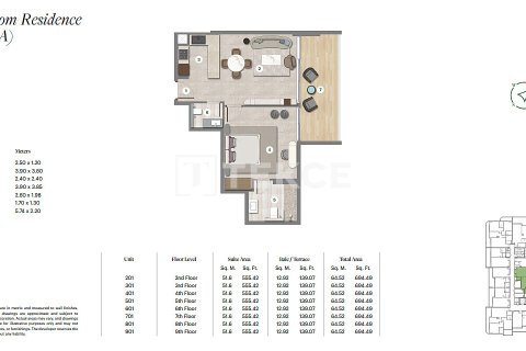 Appartement à Falcon City of Wonders, Dubai, 3 chambres, 146 m², № 101474 - photo 23