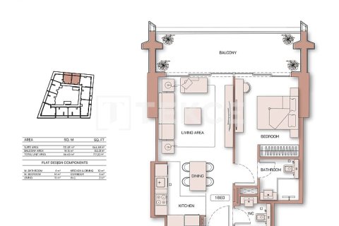 Apartment in Dubai 2 bedrooms, 107 sq.m. № 77365 - photo 13
