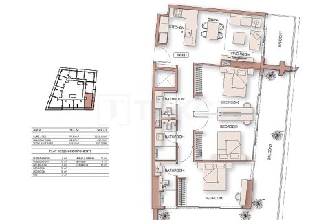 Apartment in Dubai 2 bedrooms, 107 sq.m. № 77365 - photo 21