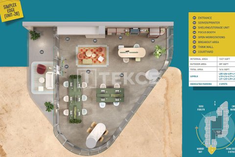 Office in Business Bay, Dubai 2 bedrooms, 191 sq.m. № 99734 - photo 28