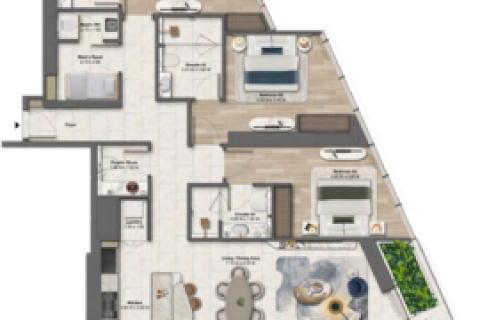 Appartement à Maritime City, Dubai, 1 chambre, 78 m², № 103417 - photo 3