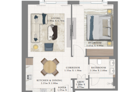 Appartement à Dubai Marina, Dubai, 1 chambre, 73 m², № 103615 - photo 5