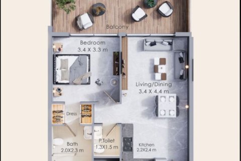 Appartement à Dubai, 1 chambre, 67.1 m², № 139334 - photo 10