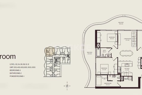 Apartamento en Jumeirah Village Circle, Dubai, 3 dormitorios, 170 m², № 123974 - foto 28