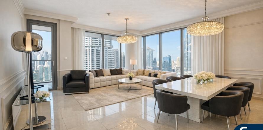 Appartement à BOULEVARD POINT à Downtown Dubai (Downtown Burj Dubai), Dubai, 2 chambres, 130 m², № 91557