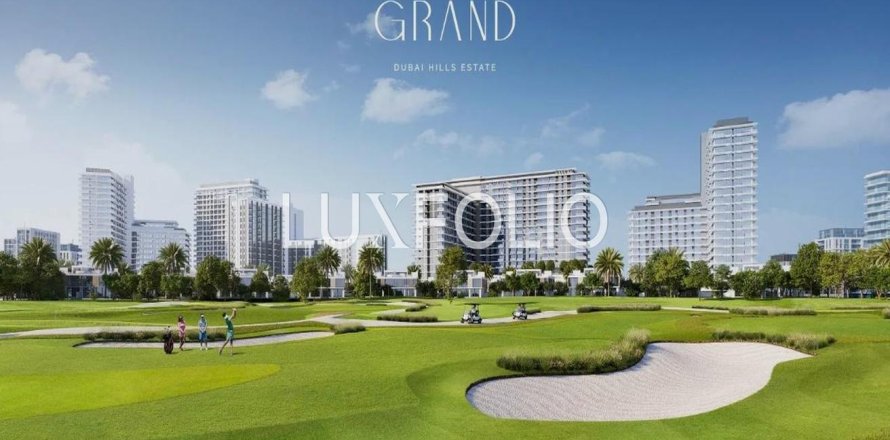 Appartement à Golf Grand à Dubai Hills Estate, Dubai, 1 chambre, 64 m², № 46087