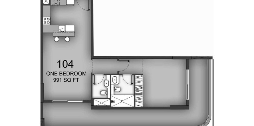 Apartamento en Aizel Tower en International City, Dubai, 1 dormitorio, 92.07 m², № 40107