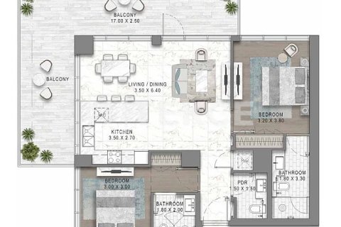 شقة في داماك هيلز (أكويا باي داماك), دبي 1غرف نوم, 65 م² رقم 137885 - صورة 22
