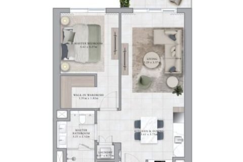 Apartamento en Dubai Hills Estate, Dubai, 1 dormitorio, 71 m², № 103637 - foto 4