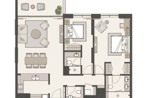Appartement à Dubai, 1 chambre, 86 m², № 103743 - photo 3