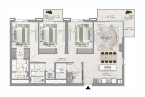 Apartment in Dubai Creek Harbour, Dubai Creek Harbour (The Lagoons), Dubai 1 bedroom, 70 sq.m. № 103749 - photo 2