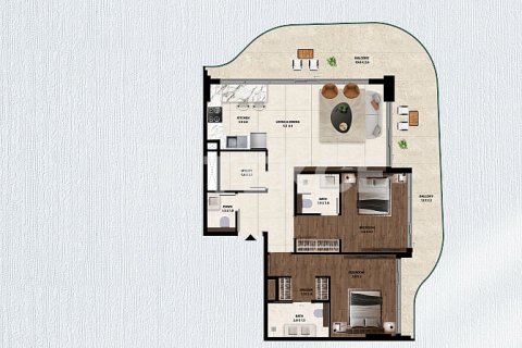 شقة في دبي 1غرف نوم, 72 م² رقم 115338 - صورة 22