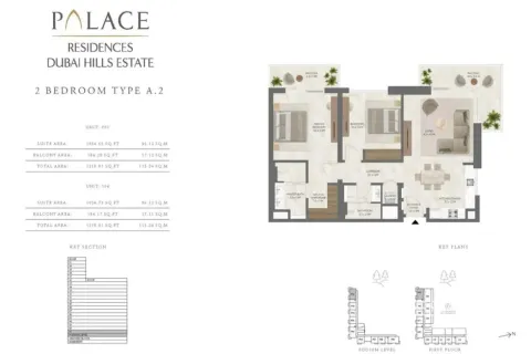 Apartment in Dubai Hills Estate, Dubai 2 bedrooms, 112 sq.m. № 122415 - photo 15