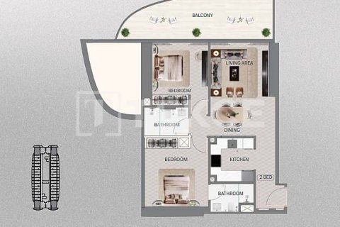 Appartement à Meydan, Dubai, studio, 37 m², № 85412 - photo 19