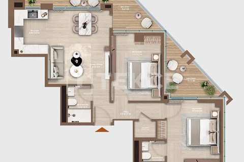 Apartamento en Dubai, 3 dormitorios, 200 m², № 115446 - foto 10