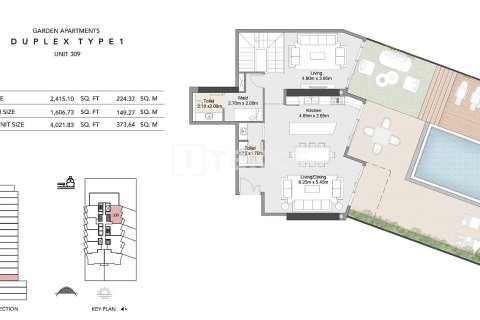 Apartamento en Dubai, 2 dormitorios, 122 m², № 96558 - foto 14