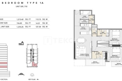 Apartamento en Dubai, 2 dormitorios, 122 m², № 96558 - foto 11