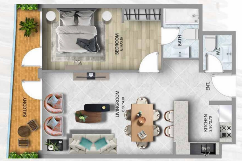 Appartement à Dubai, 2 chambres, 107 m², № 20937 - photo 9