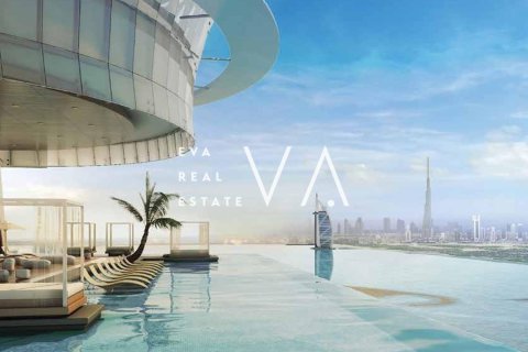 Appartement à Palm Jumeirah, Dubai, 1 chambre, 88.77 m², № 52576