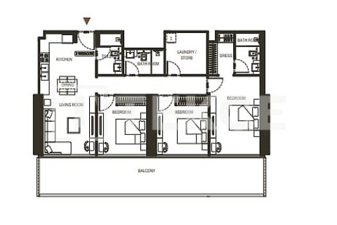 Apartamento en Dubai Sports City, Dubai, 2 dormitorios, 106 m², № 10107 - foto 25