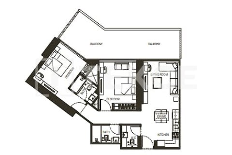 Apartamento en Dubai Sports City, Dubai, 2 dormitorios, 106 m², № 10107 - foto 24