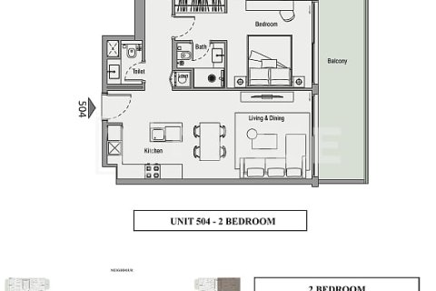 Купить квартиру в Джумейра Вилладж Серкл, Дубай: 2 спальни, 127м², № 108819 - фото 7