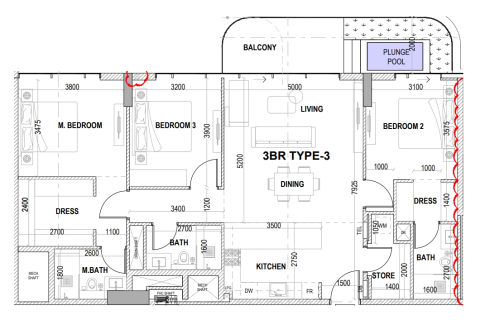 Appartement à Dubai, 3 chambres, 140 m², № 17361 - photo 12