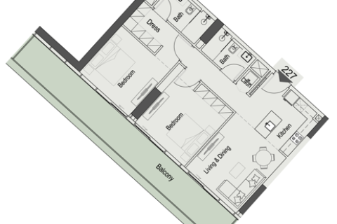 Apartamento en Motor City, Dubai, estudio, 39 m², № 103567 - foto 3