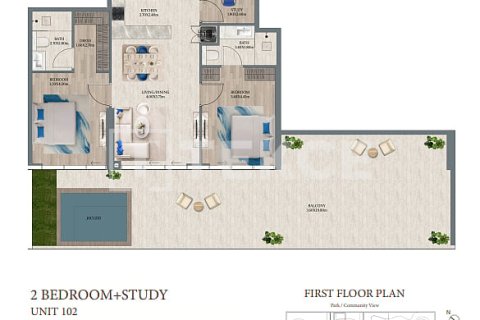 Apartment in Dubai 2 bedrooms, 113 sq.m. № 102246 - photo 16