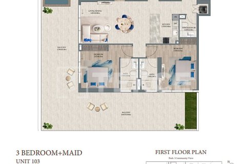 Apartment in Dubai 2 bedrooms, 113 sq.m. № 102246 - photo 17