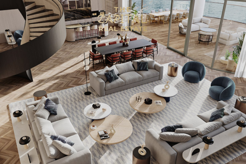 Appartement à Dubai, 3 chambres, 3019 m², № 37494