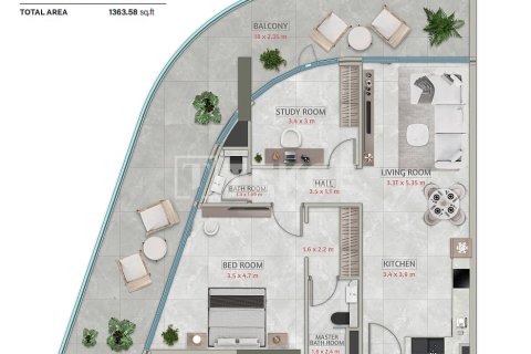 Appartement à Falcon City of Wonders, Dubai, 1 chambre, 68 m², № 110037 - photo 26