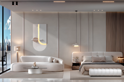Appartement à Al Jaddaf, Dubai, 2 chambres, 105 m², № 18183
