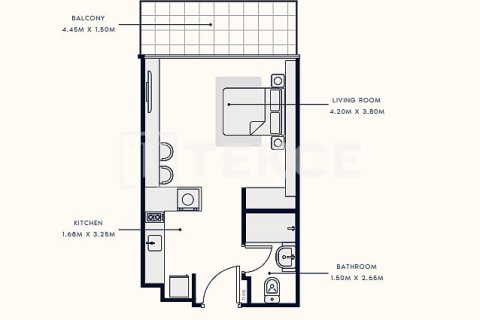 Apartamento en Meydan, Dubai, 2 dormitorios, 62 m², № 38529 - foto 23