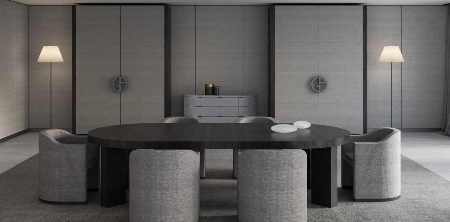 Ático en ARMANI BEACH RESIDENCES en Palm Jumeirah, Dubai, 12 dormitorios, 2875.28 m², № 31215