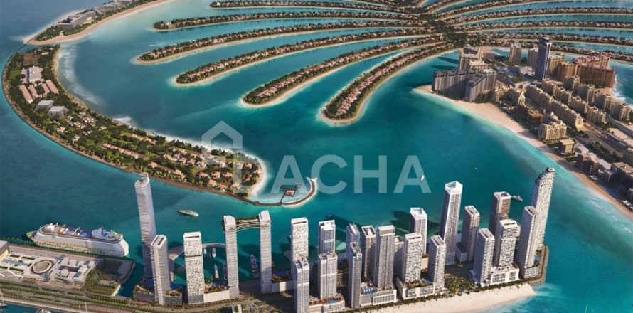 Квартира в EMAAR Beachfront, Dubai Harbour, Дубай, 1 спальня, 71м², № 105788