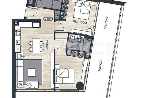 Appartement à Dubai, 2 chambres, 119 m², № 31702 - photo 3