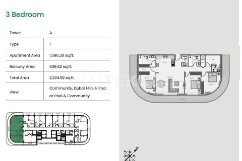 Apartment in Arjan, Dubai 2 bedrooms, 122 sq.m. № 50348 - photo 19
