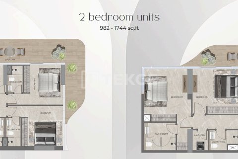 Apartamento en Dubai, 2 dormitorios, 126 m², № 93027 - foto 28