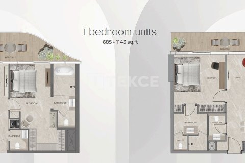 Apartamento en Dubai, 1 dormitorio, 64 m², № 93026 - foto 26